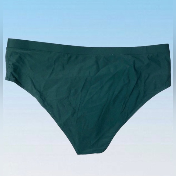 Dark Teal Green Bikini Bottoms (only) SIZE 3X Swimsuit Swimwear Plus Size - Picture 3 of 3